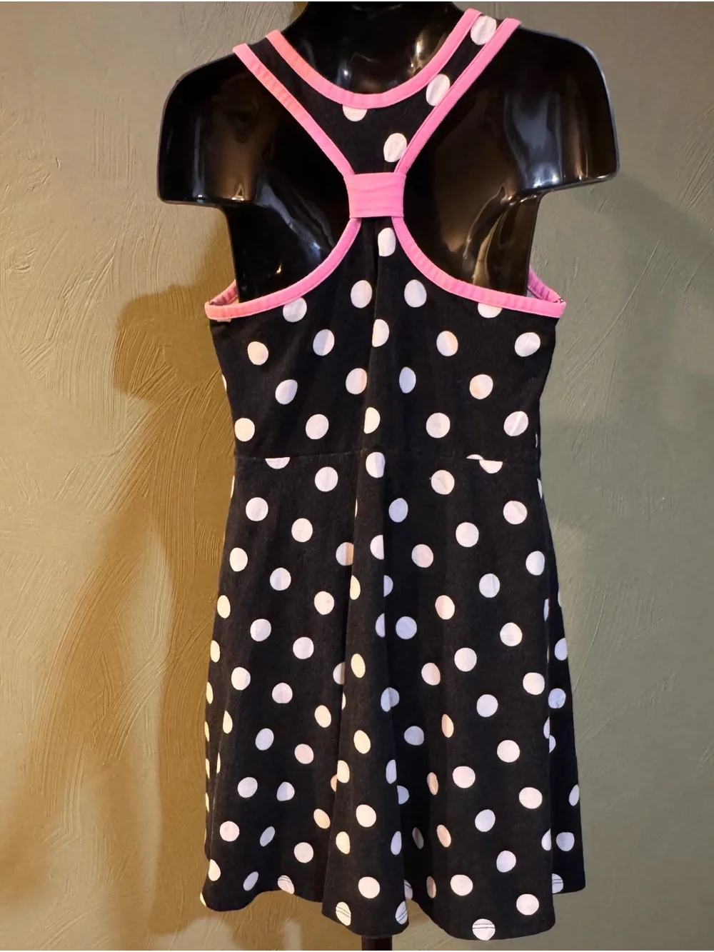 Lot of 3 Girls Dresses Sizes 5 & 6 Striped Polka Dot Floral Pink/Black/White